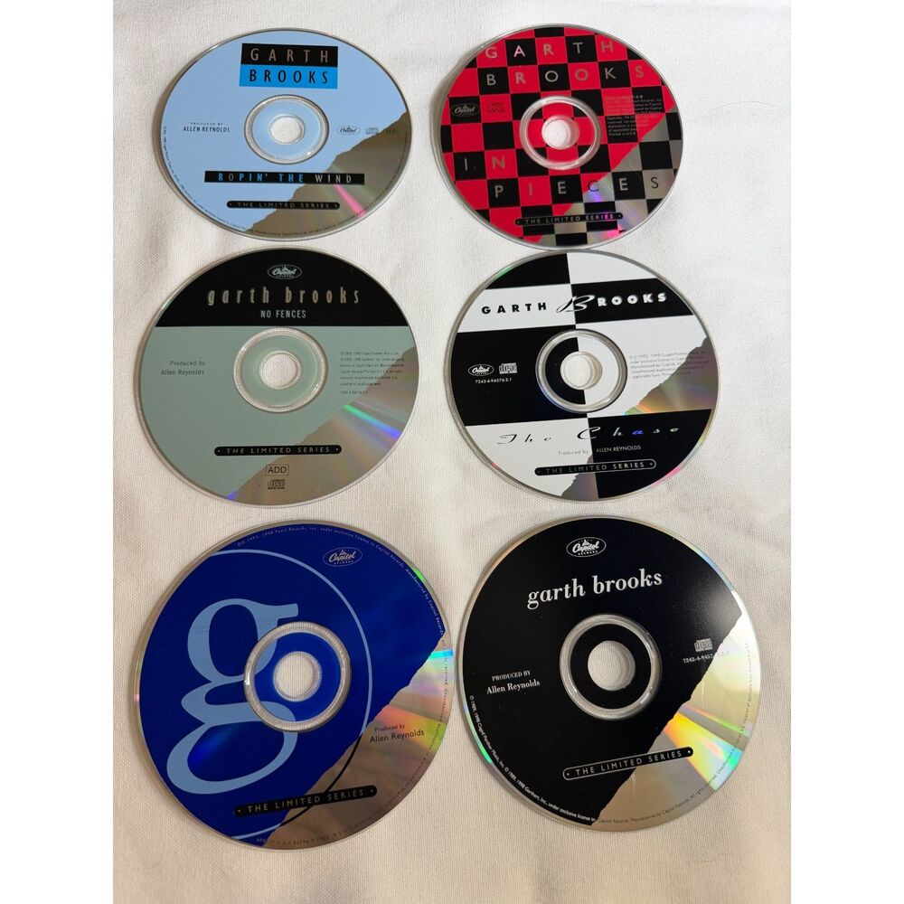 Garth Brooks The Limited Series 6 CDs no cases